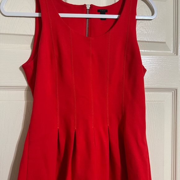 J.Crew A Frame Red Dress - Picture 3 of 4